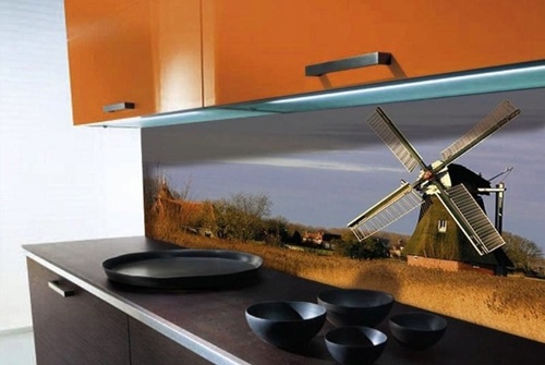 Фартук для кухни из пластика